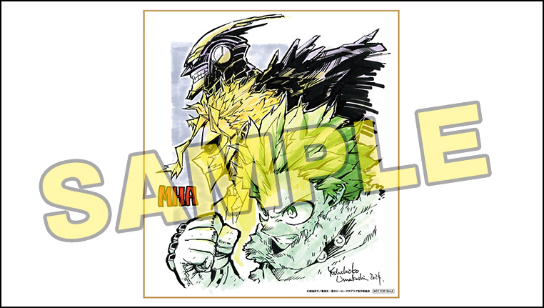 bones store:キャラクターデザイン:馬越嘉彦描き下ろし複製色紙