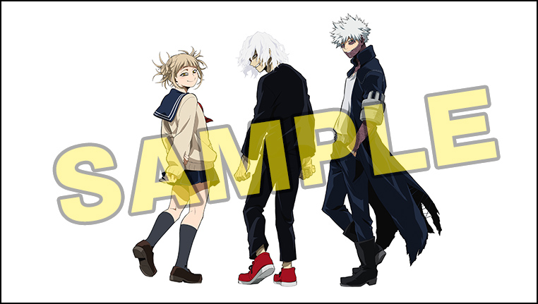 描き下ろしキャラクター:死柄木弔、荼毘、トガヒミコ